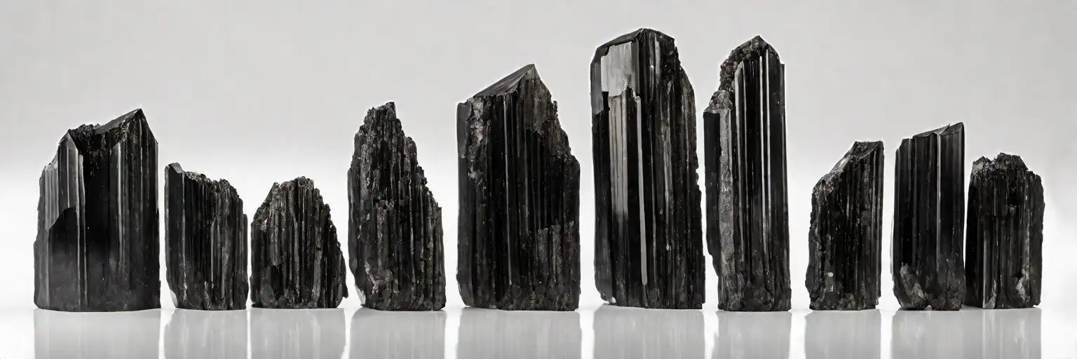 Black Tourmaline Raw Crystal / Schwarzer Turmalin Rohkristall