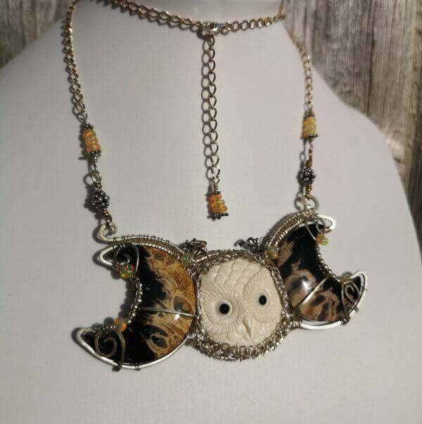 Moon Phases Wiccan Necklace